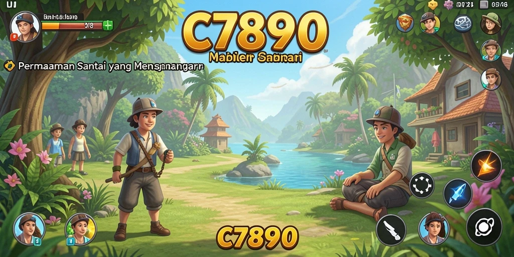 Tampilan gameplay C7890 yang menarik dan menghibur.