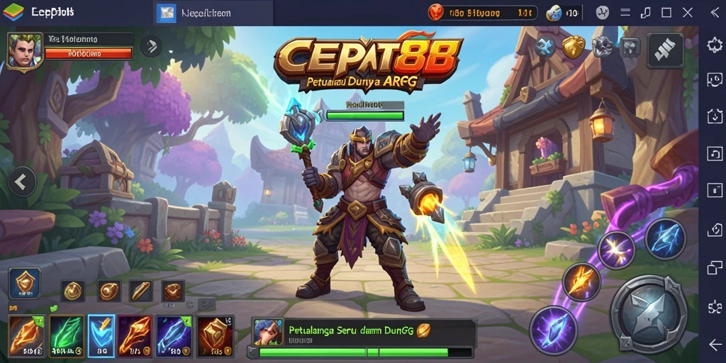 Gambaran gameplay seru dalam CEPAT88 yang memukau.