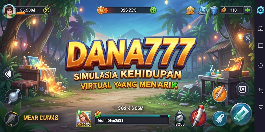 Tangkapan layar DANA777 menampilkan gameplay simulasi yang mendalam.
