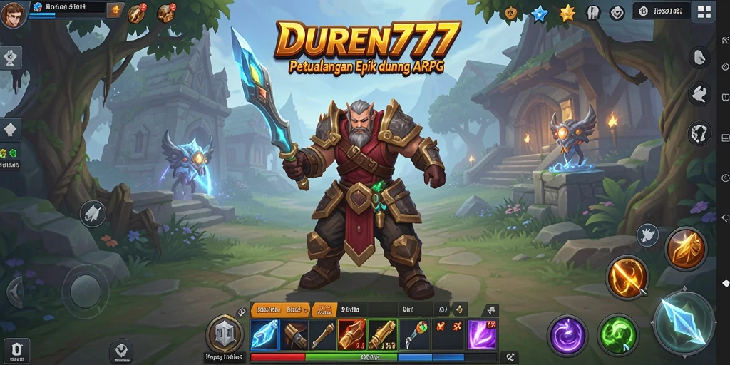 Tampilan menakjubkan dari pertempuran ARPG di DUREN777.