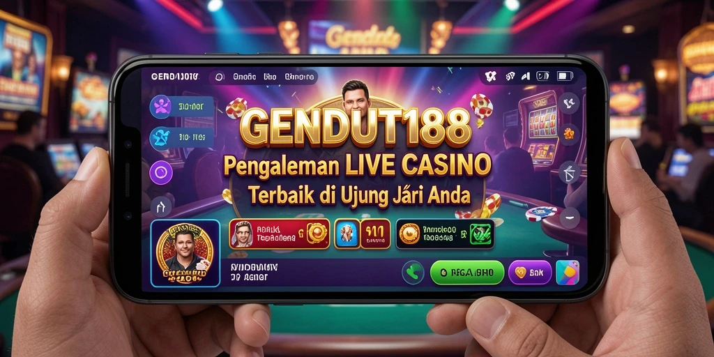Tampilan menakjubkan dari gameplay Live Casino GENDUT188.