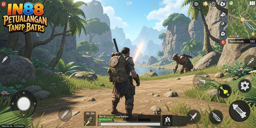 Tampilan gameplay IN88 yang memikat dengan dunia terbuka yang luas.