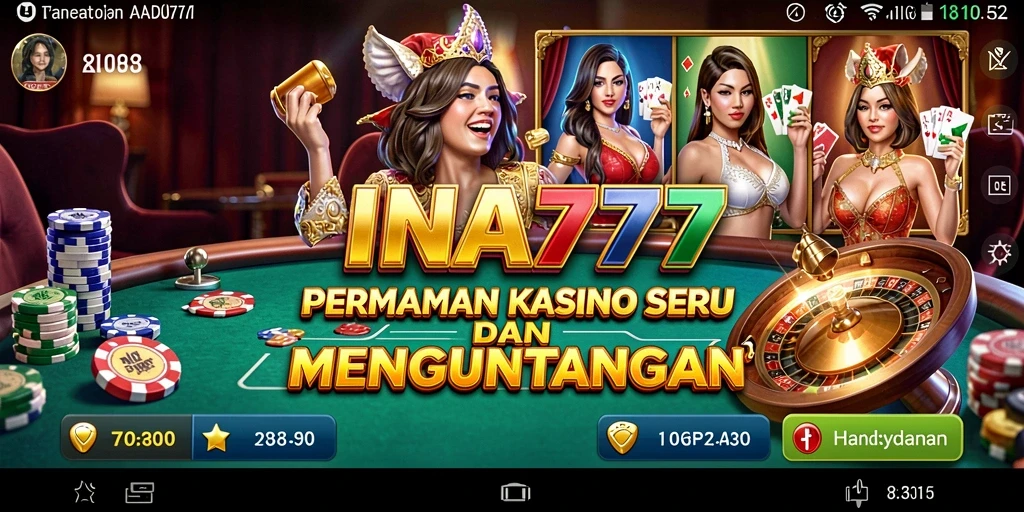 Screenshot gameplay INA777 menampilkan keseruan permainan Kasino.
