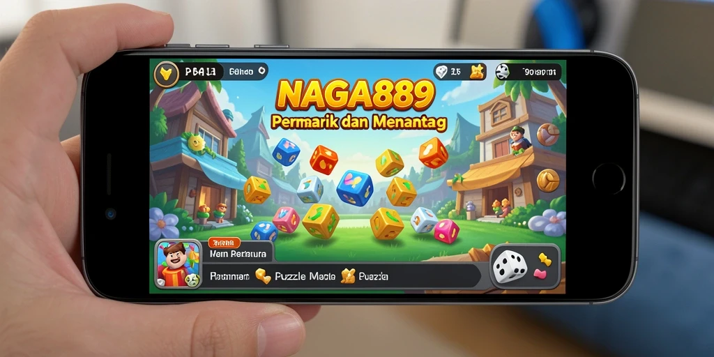 Tampilan gameplay menantang dari NAGA889 dalam genre Puzzle.