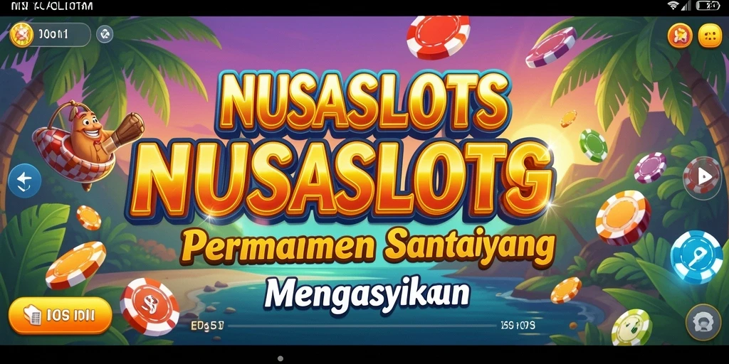 Tampilan menarik dari gameplay NUSASLOTS dalam suasana santai.