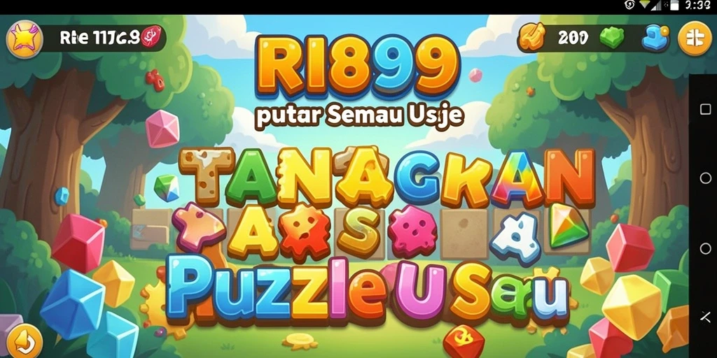 Tampilan gameplay seru di RI889 dengan teka-teki yang menantang.