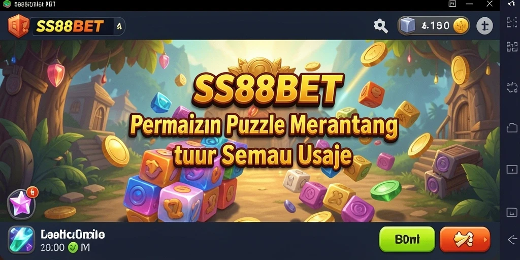 Tampilan gameplay SS88BET yang penuh warna dan menarik.