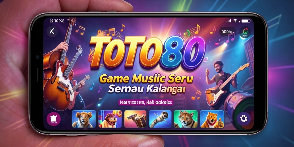 Tampilan utama TOTO80 menunjukkan gameplay seru dan interaktif.