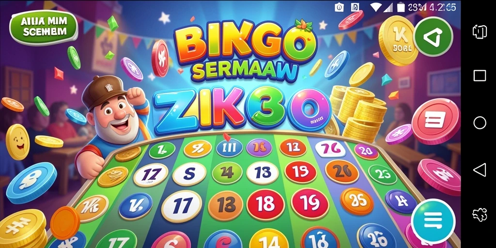 Tampilan gameplay ZK3 yang menarik dan mendebarkan saat bermain Bingo.