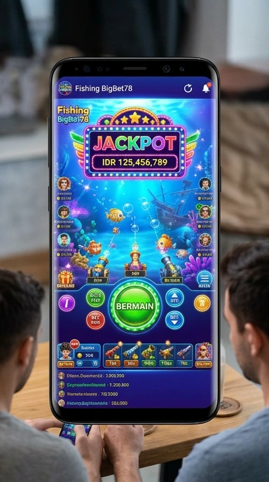 Tampilan antarmuka aplikasi bigbet78 yang bersih dan modern.